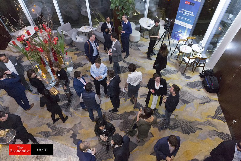 Birds-eye view of the data collection event in London, UK