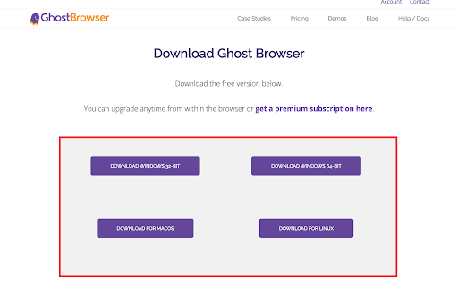 download ghost browser