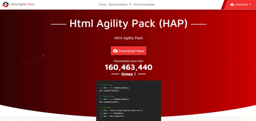 Html Agility Pack official website