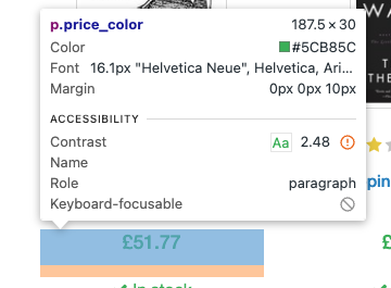 price_color as the pricing selector