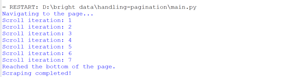 pagination-in-web-scraping-screenshot-infinite-scroll-output